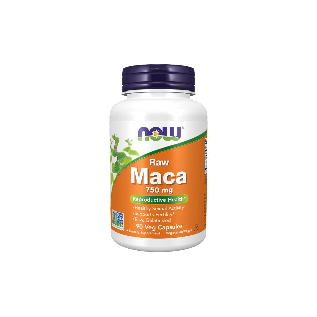 Maca 750 Mg Roh (6, 1 Konzentrat) 90 Veg-Kapseln Now Foods